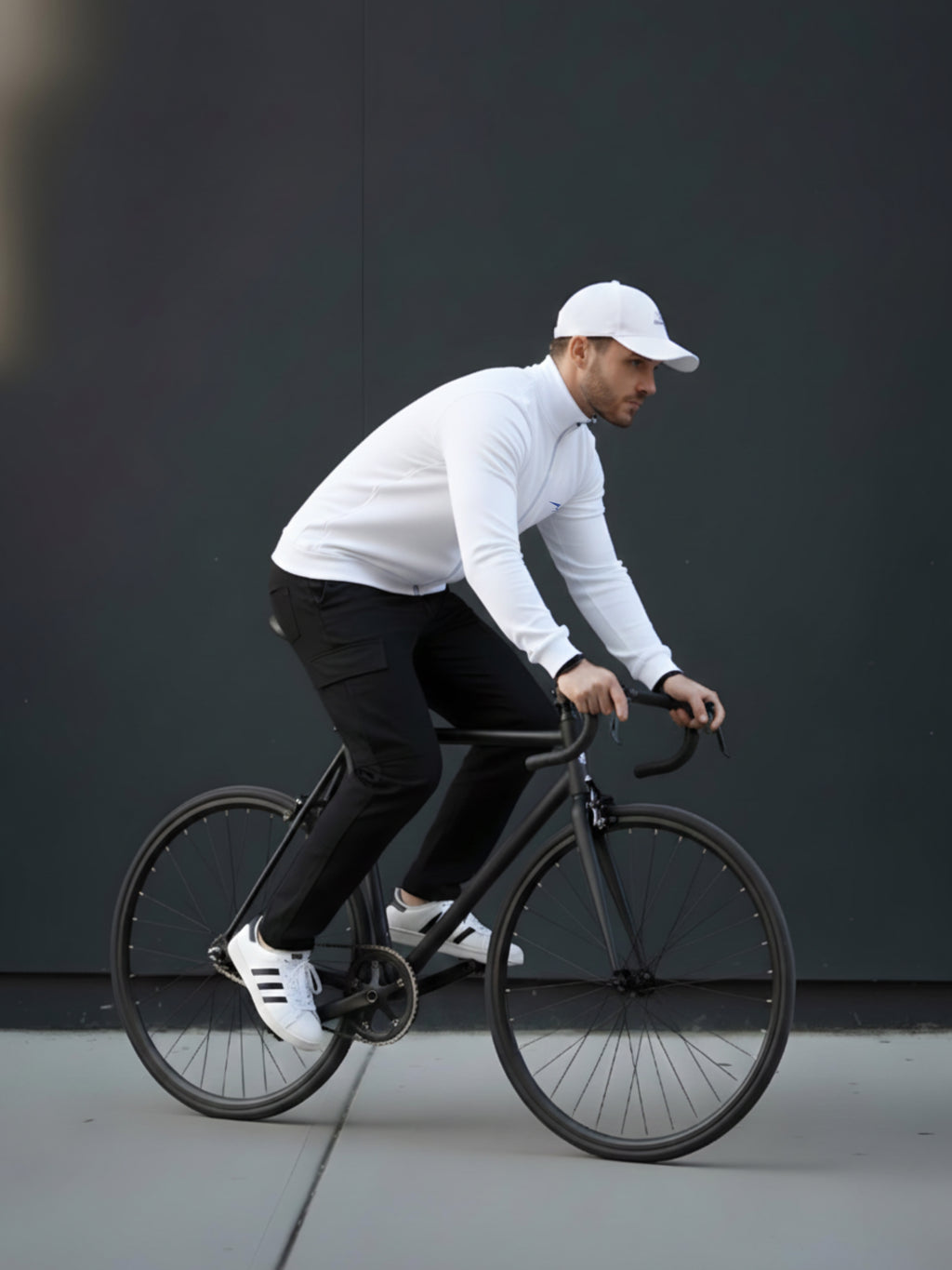 High Neck Full Zipper Sweatshirt