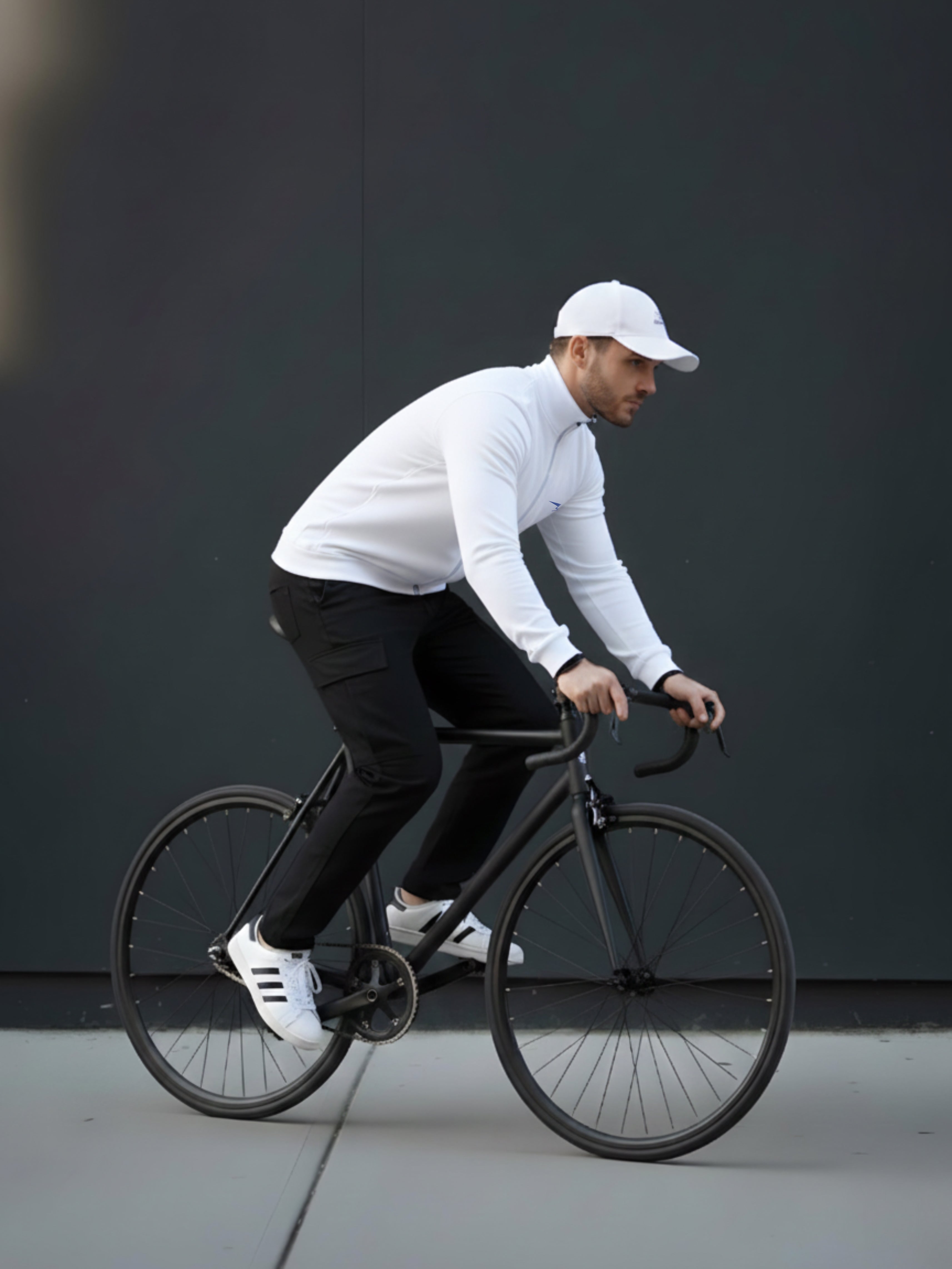 High Neck Full Zipper Sweatshirt