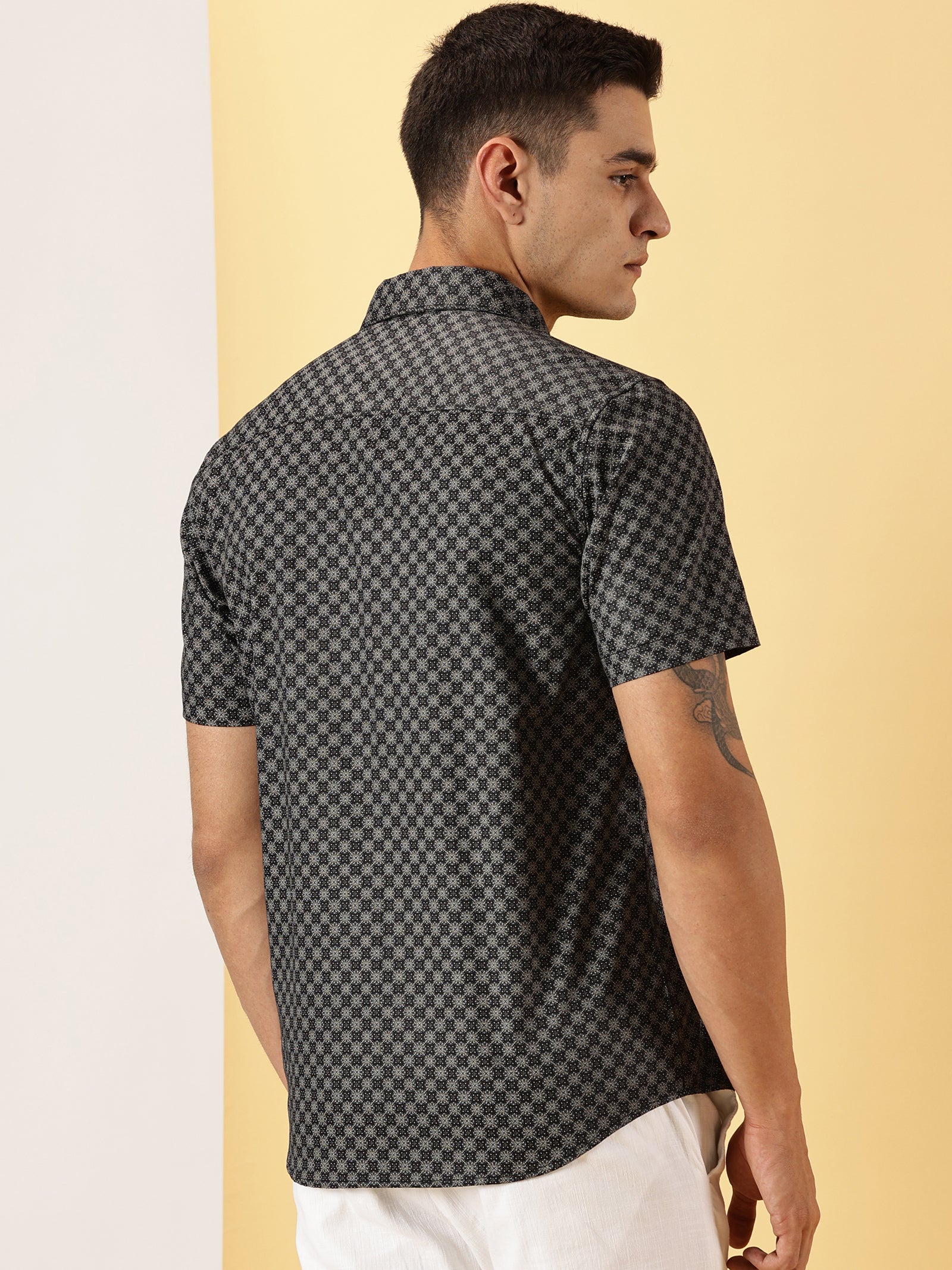 Floral Printed Half Sleeve Shirt