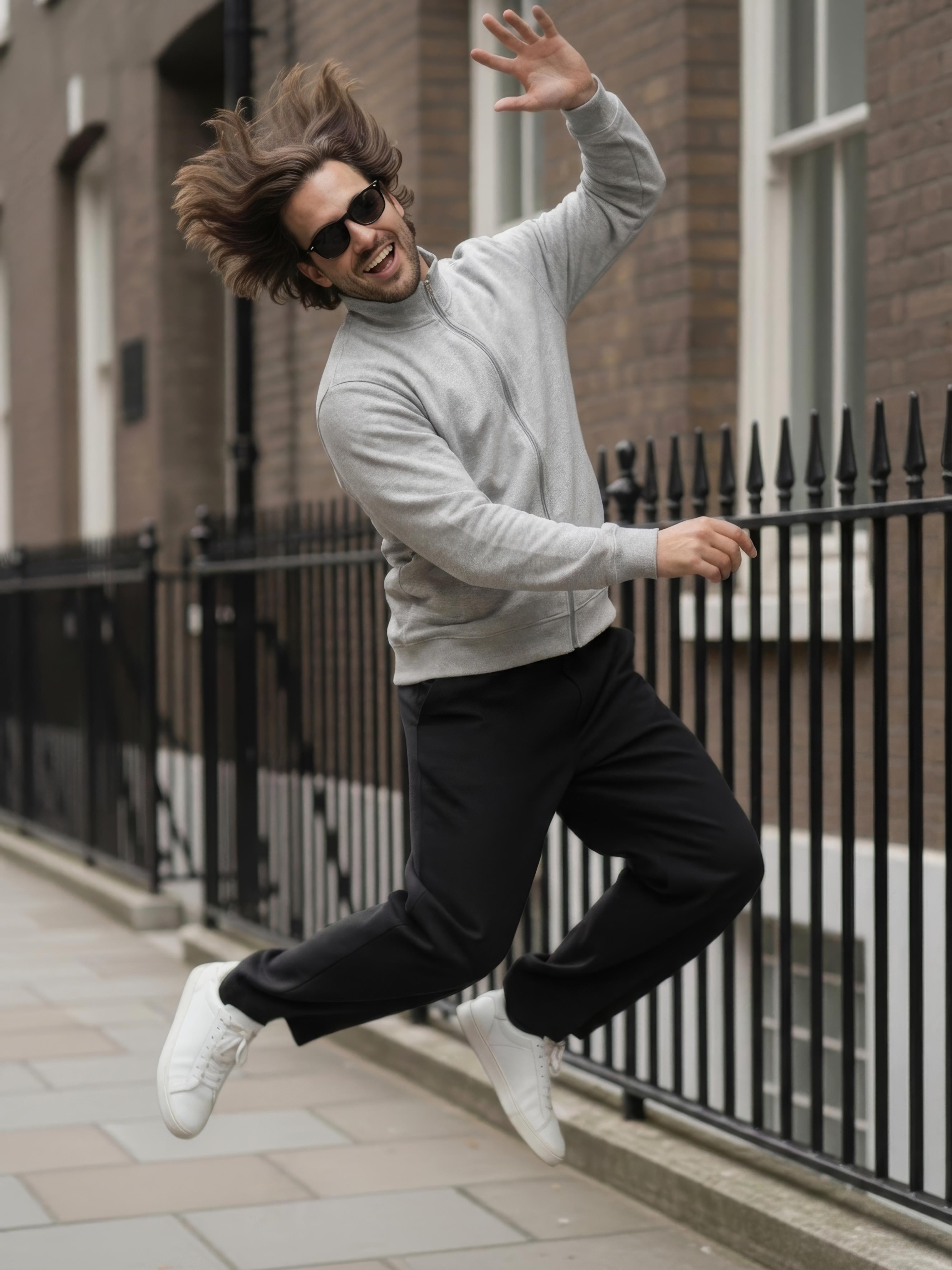 High Neck Half Zipper Sweatshirt