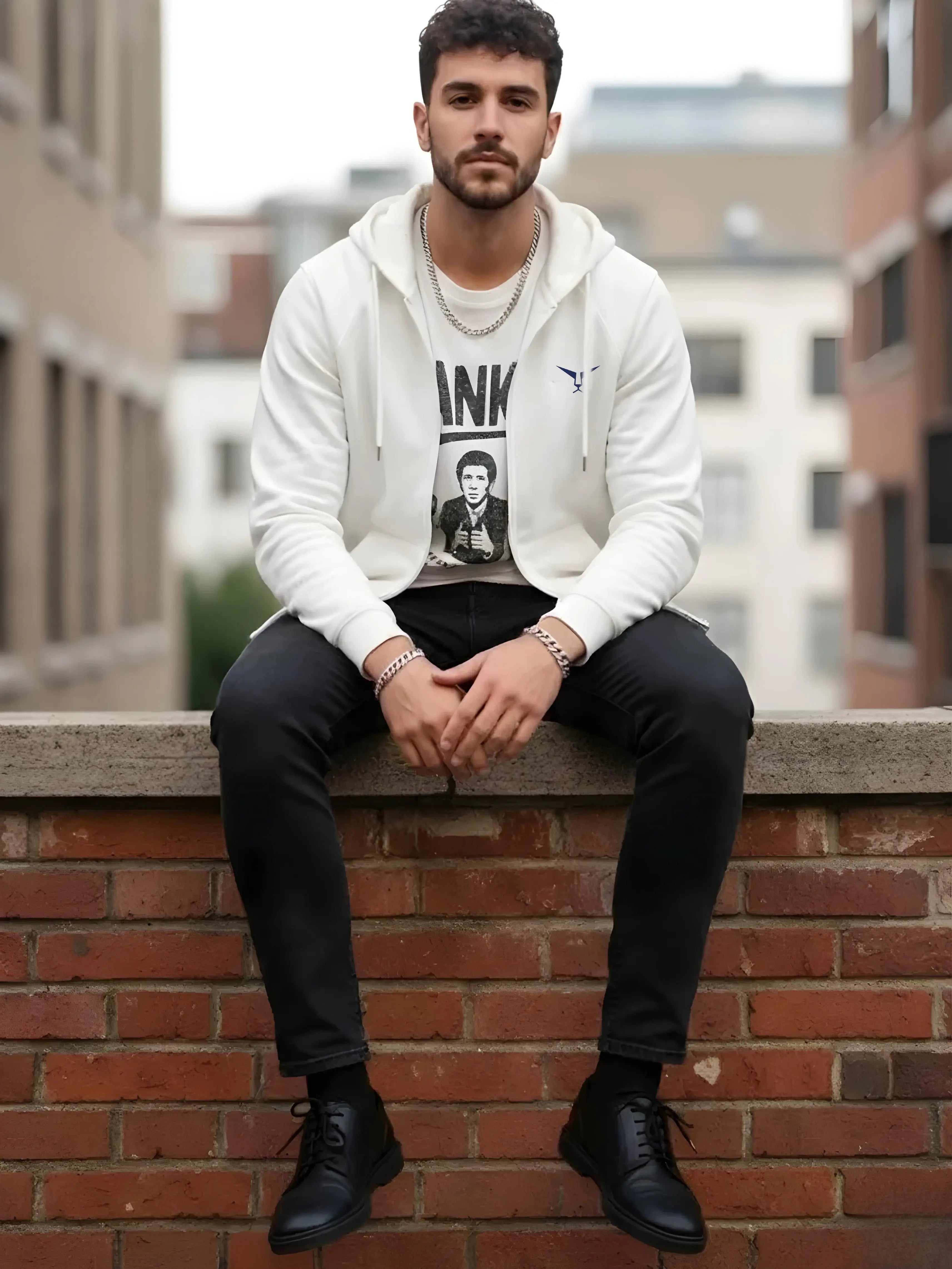 Solid Full Sleeve Zipper Hoodie Leon Clothing