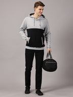 Color Block Cut & Sew Full Sleeve Pullover Hoodie