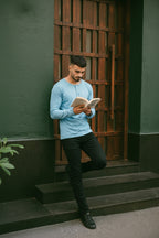 Henley Neck Full Sleeve T-Shirt