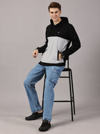 Color Block Cut & Sew Full Sleeve Pullover Hoodie