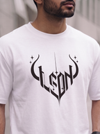 LEON Men's Oversized Gothic Printed T-Shirt LEON