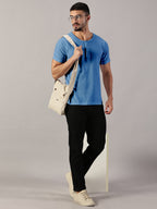 Henley Neck  Half Sleeve T-Shirt