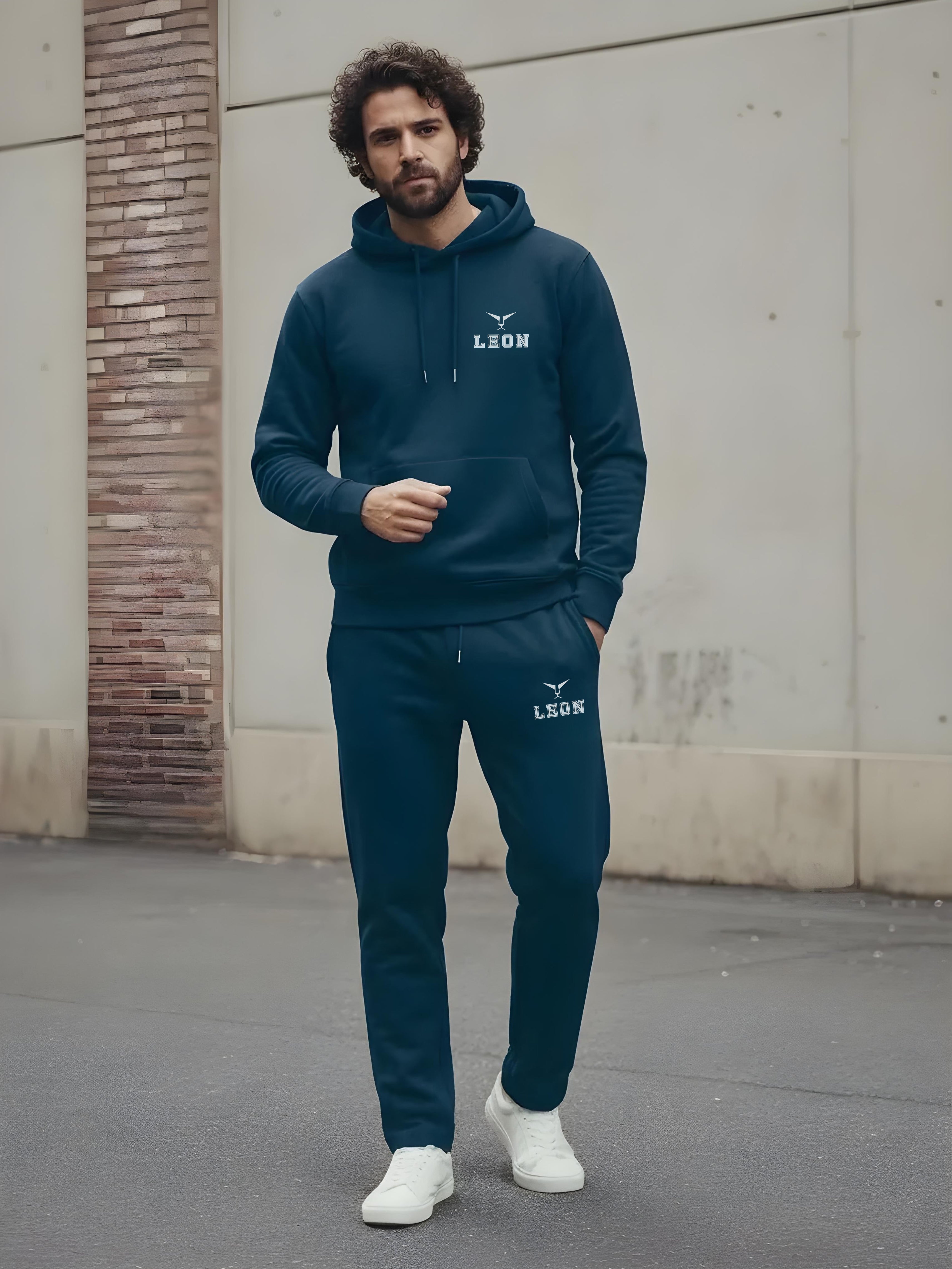Pullover Sports Hoodie & Trackpant Set