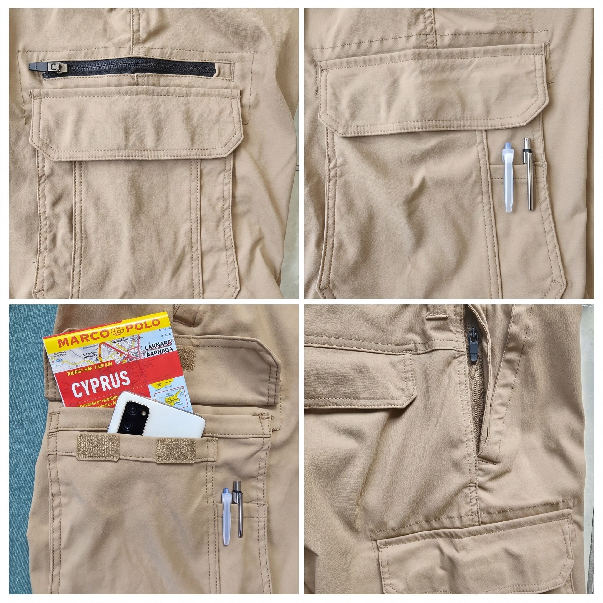 LEON Men's Stretch Twill Cargo Pants