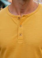 Henley Neck Full Sleeve T-Shirt