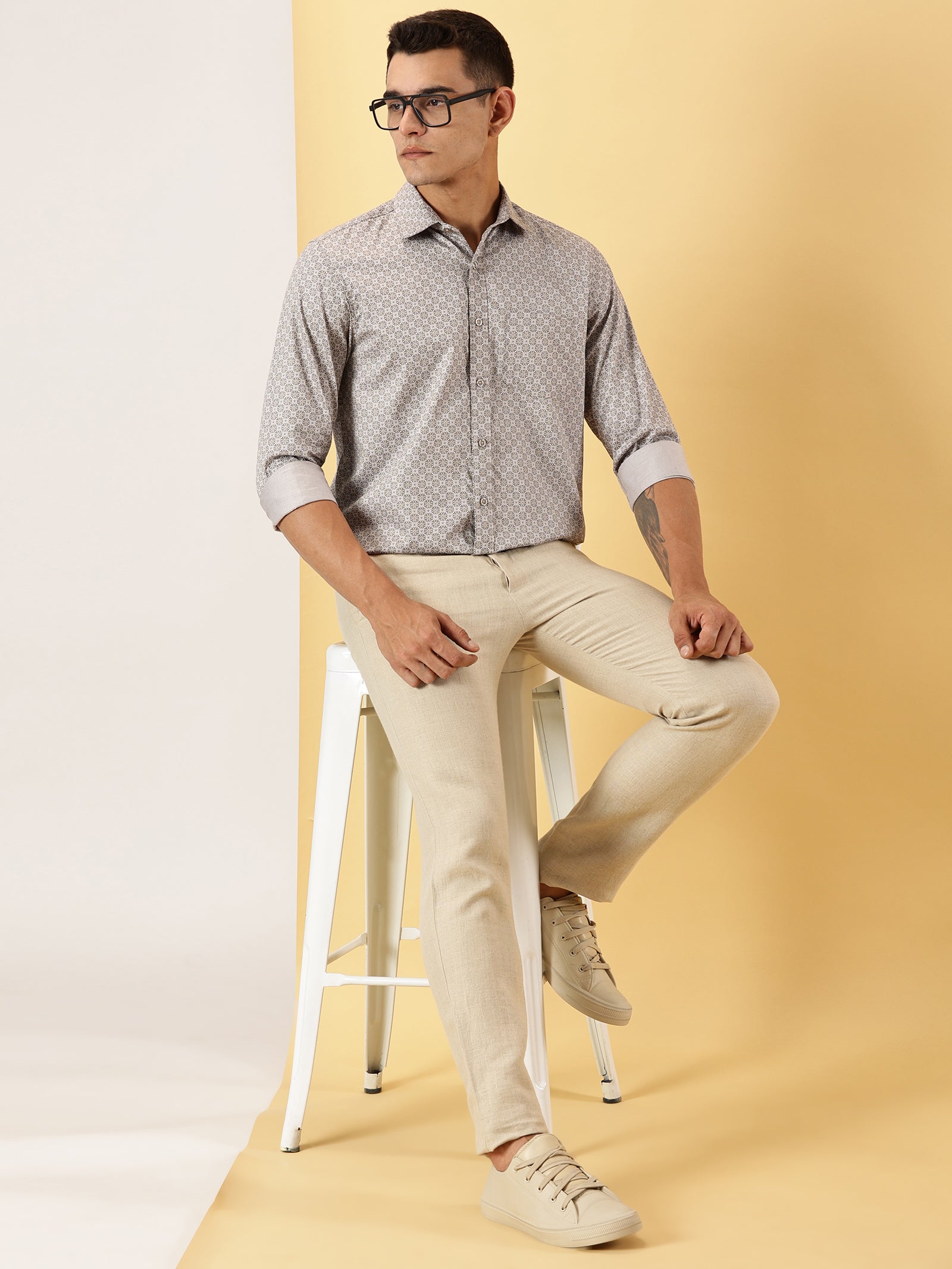 Floral Printed Full Sleeve Shirt