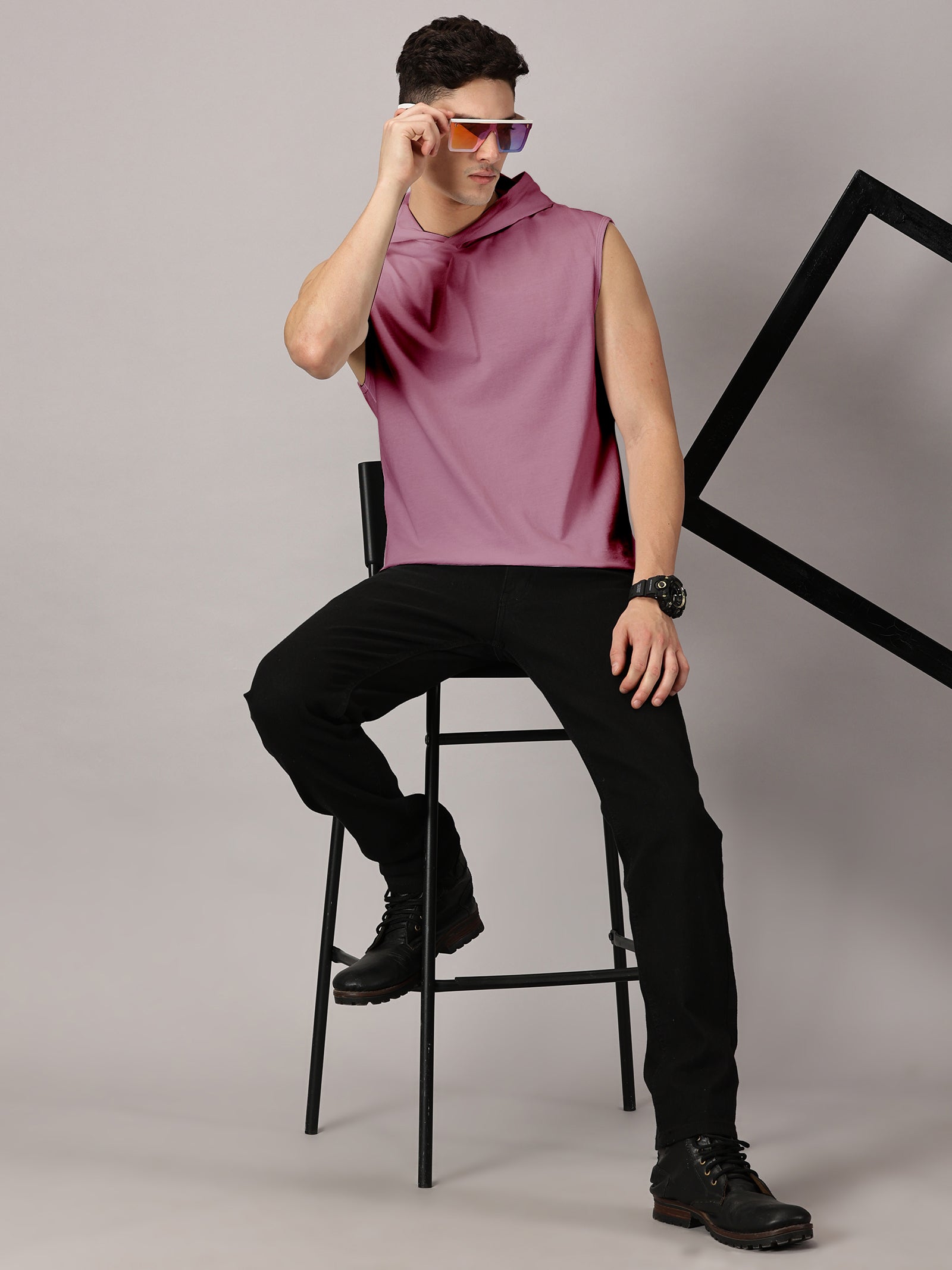 Strive Hooded Sleeveless Tshirt Vest