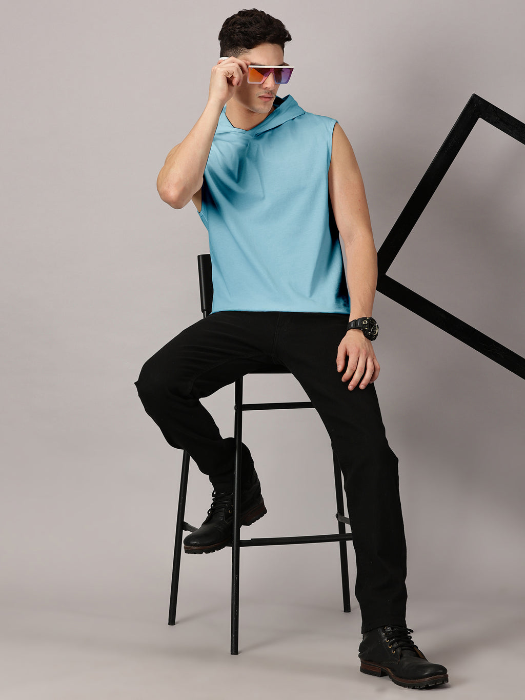 Strive Hooded Sleeveless Tshirt Vest