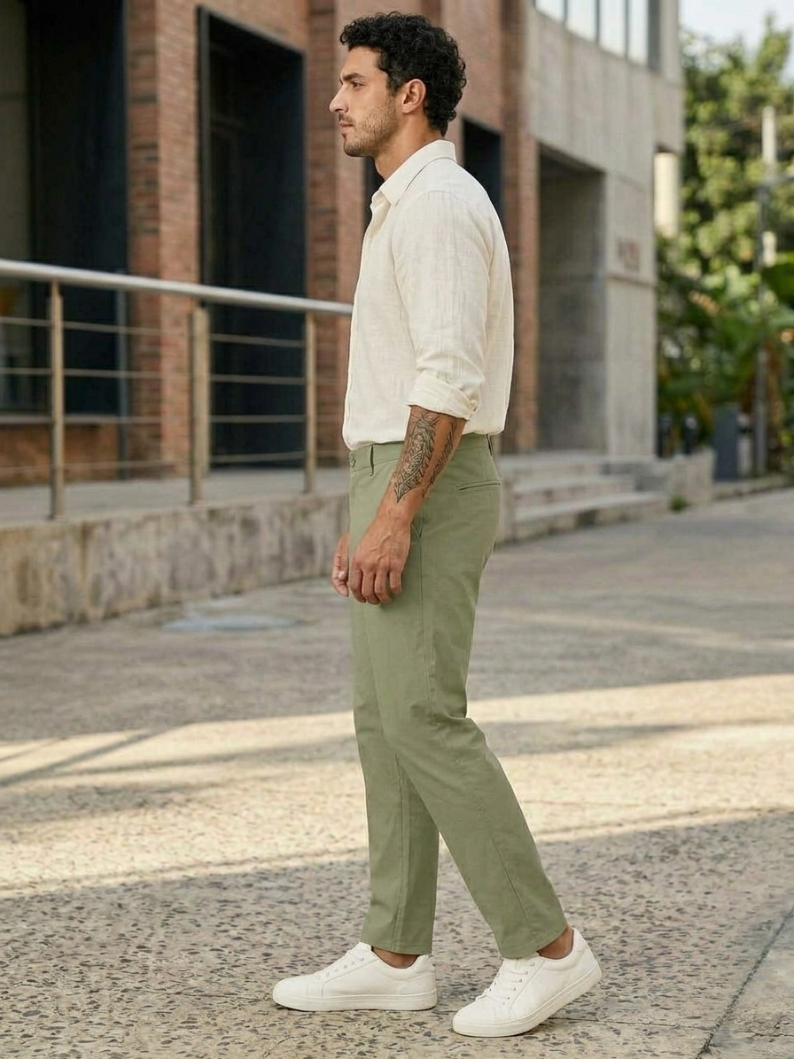 Cotton Chinos Trouser LEON