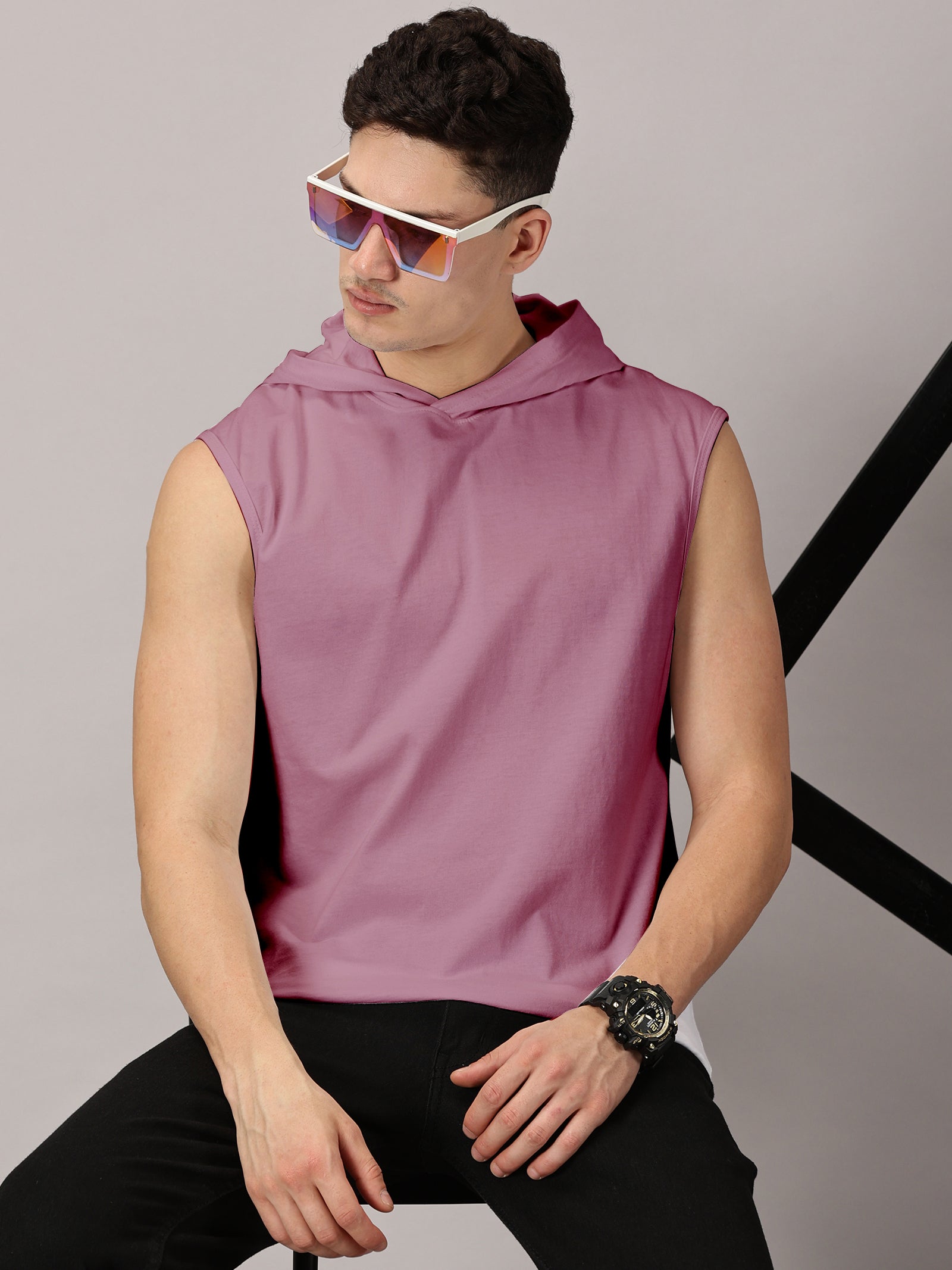 Strive Hooded Sleeveless Tshirt Vest