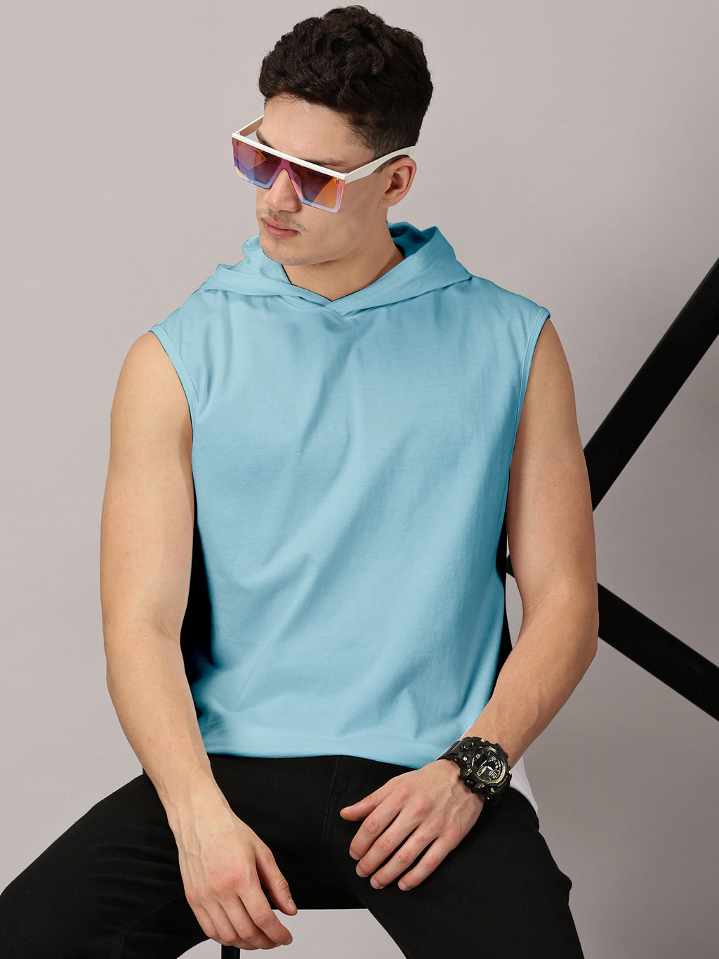 Strive Hooded Sleeveless Tshirt Vest