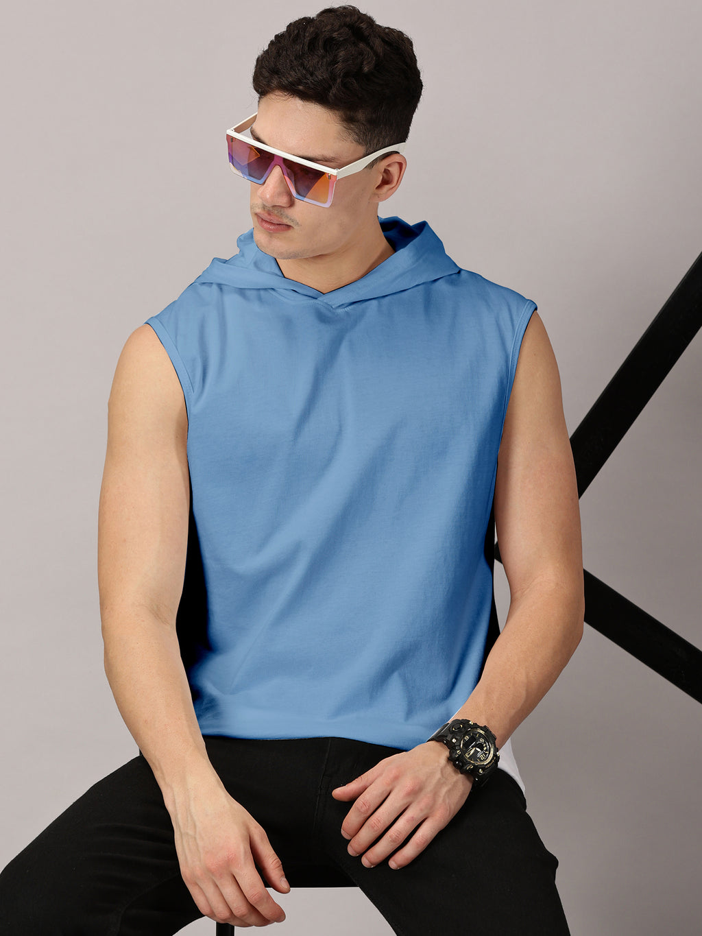 Strive Hooded Sleeveless Tshirt Vest