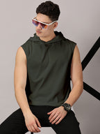 Strive Hooded Sleeveless Tshirt Vest
