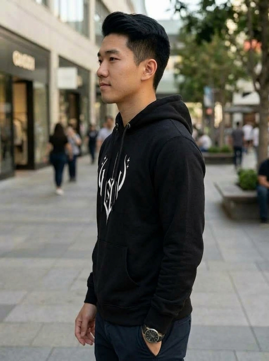 Leon Gotheic Printed Full Sleeve Pullover Hoodie