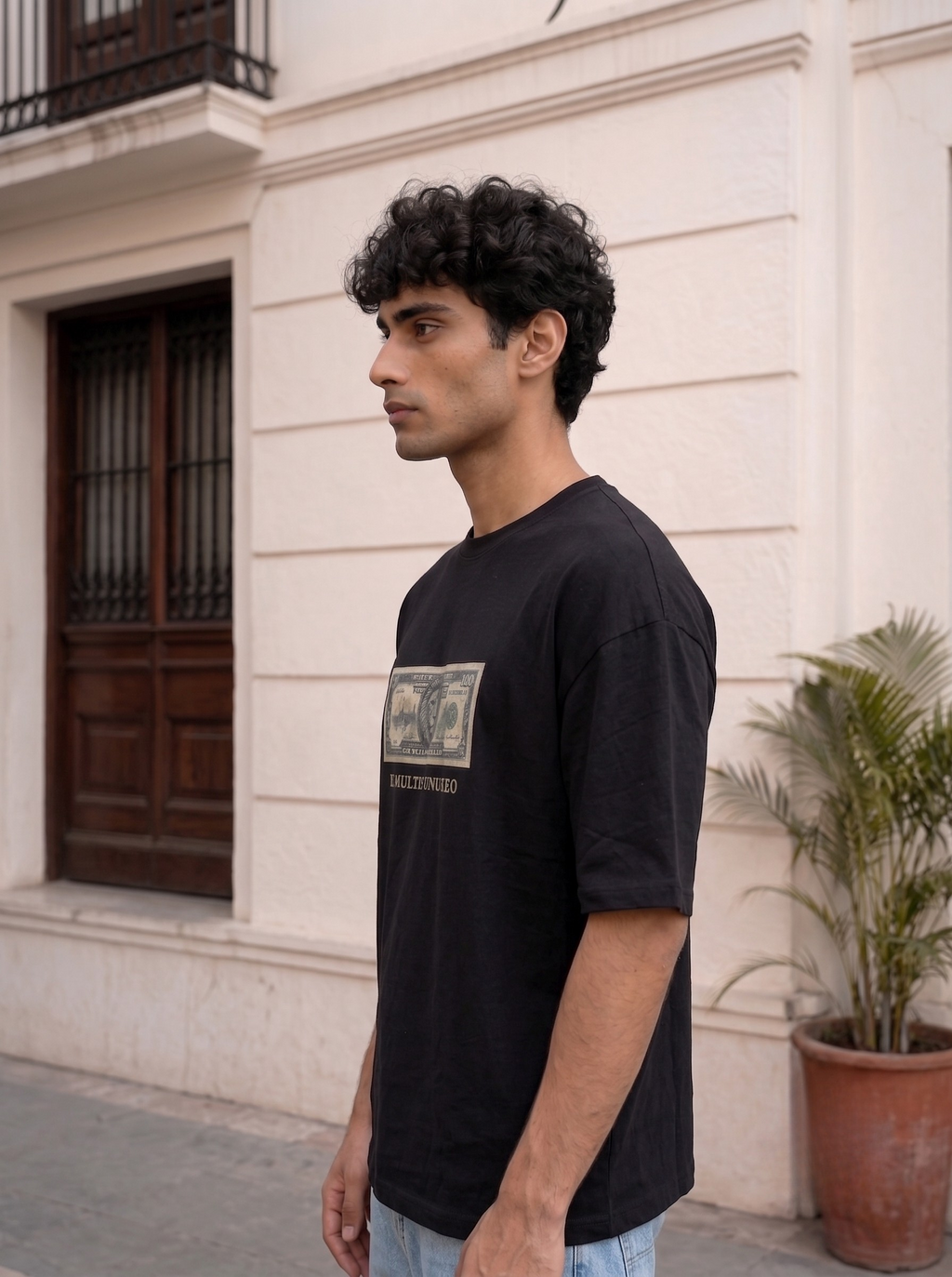 LEON Men’s Currency Printed T-Shirt