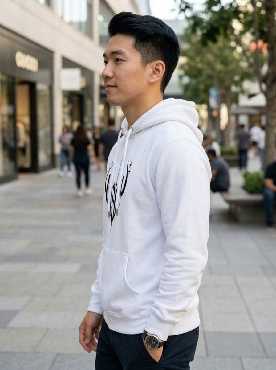 Leon Gotheic Printed Full Sleeve Pullover Hoodie
