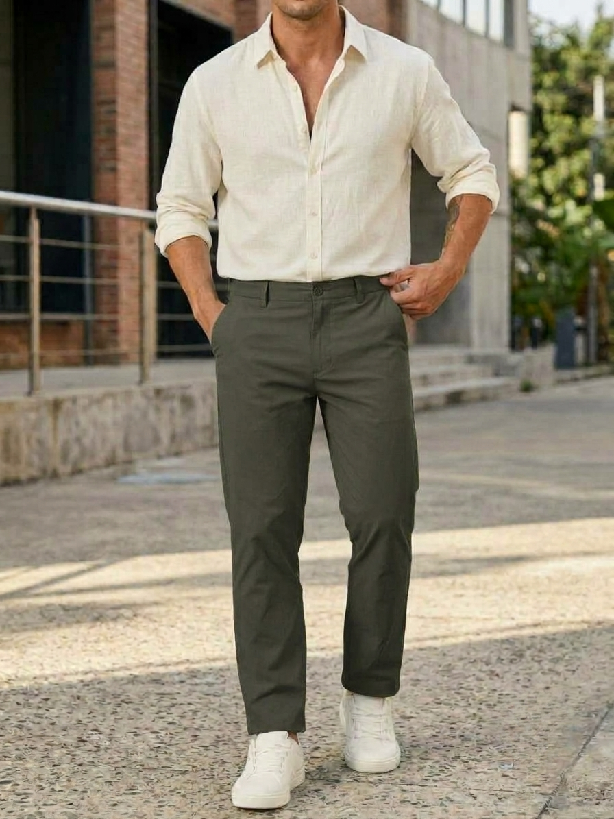 Cotton Chinos Trouser LEON