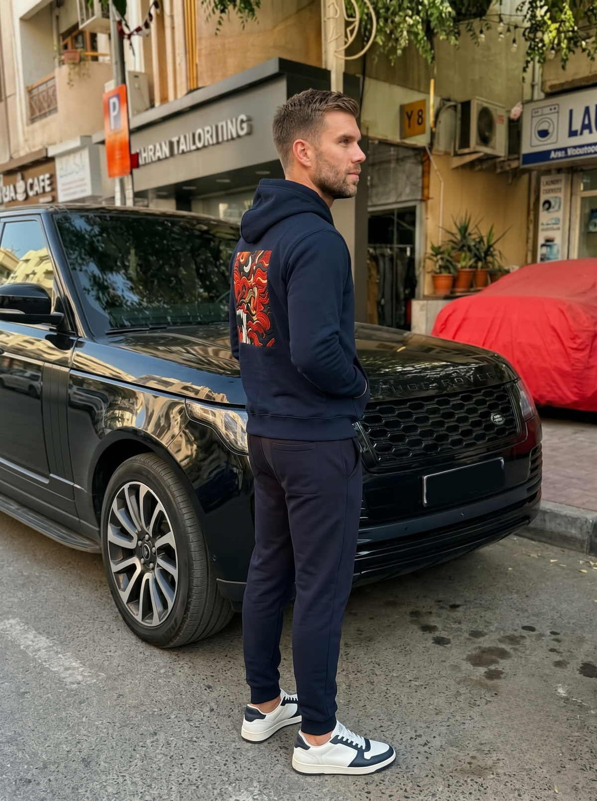 Dragon Printed Full Sleeve Pullover Hoodie LEON