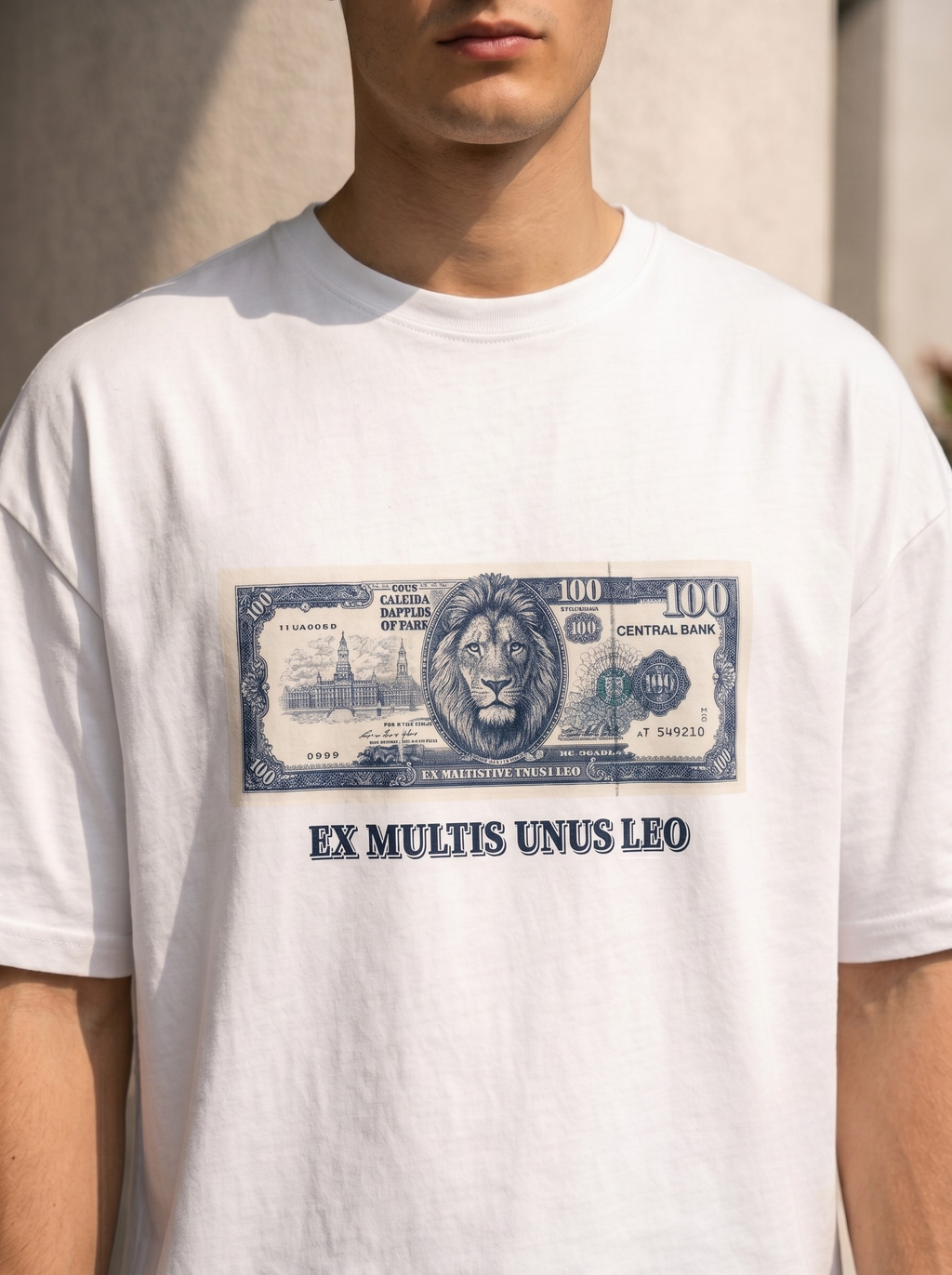 LEON Men’s Currency Printed T-Shirt
