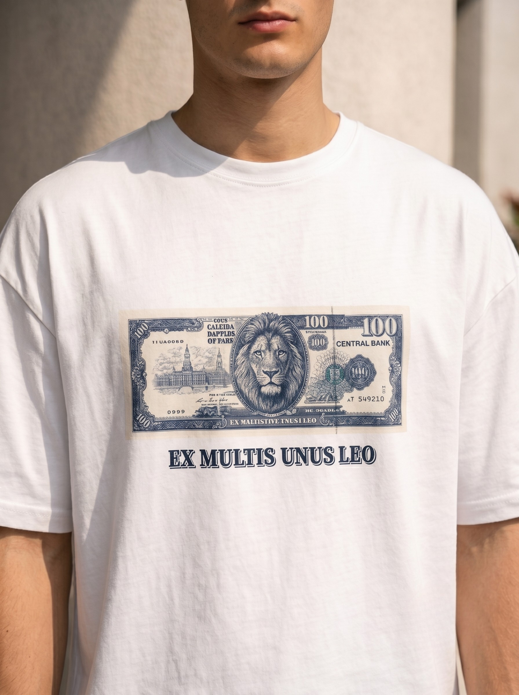 LEON Men’s Currency Printed T-Shirt
