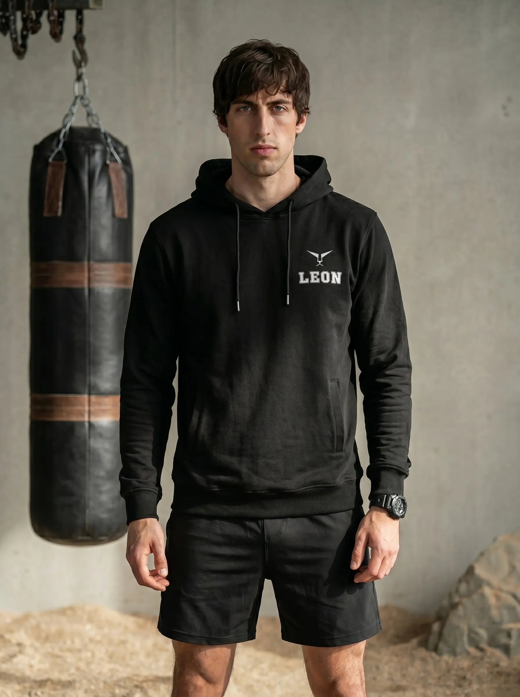 Full Sleeve Pullover Sports Hoodie LEON