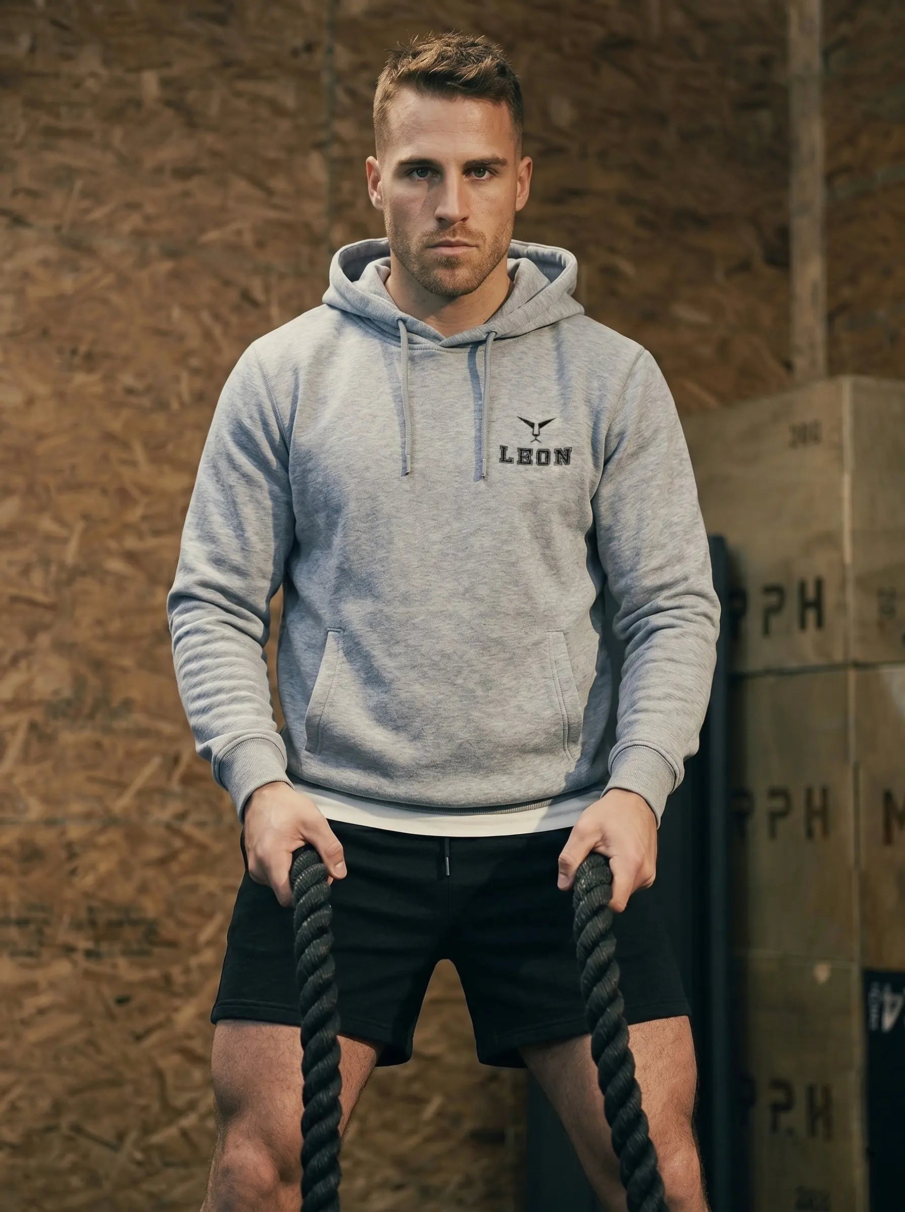 Full Sleeve Pullover Sports Hoodie LEON