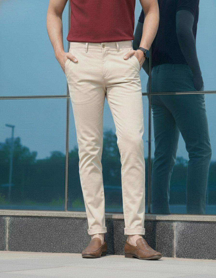 Slim Fit Derby Trousers