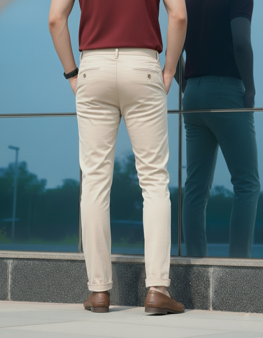 Slim Fit Derby Trousers