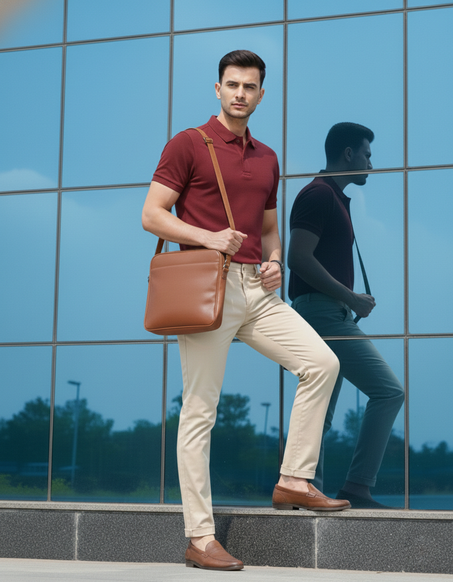 Slim Fit Derby Trousers