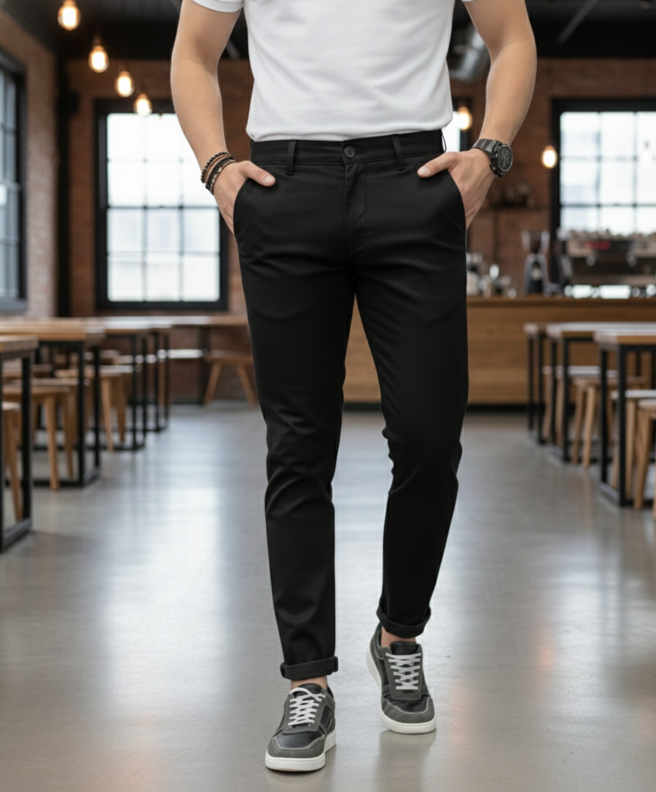 Slim Fit Derby Trousers
