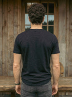 Henley Neck  Half Sleeve T-Shirt LEON