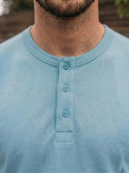 Henley Neck  Half Sleeve T-Shirt LEON