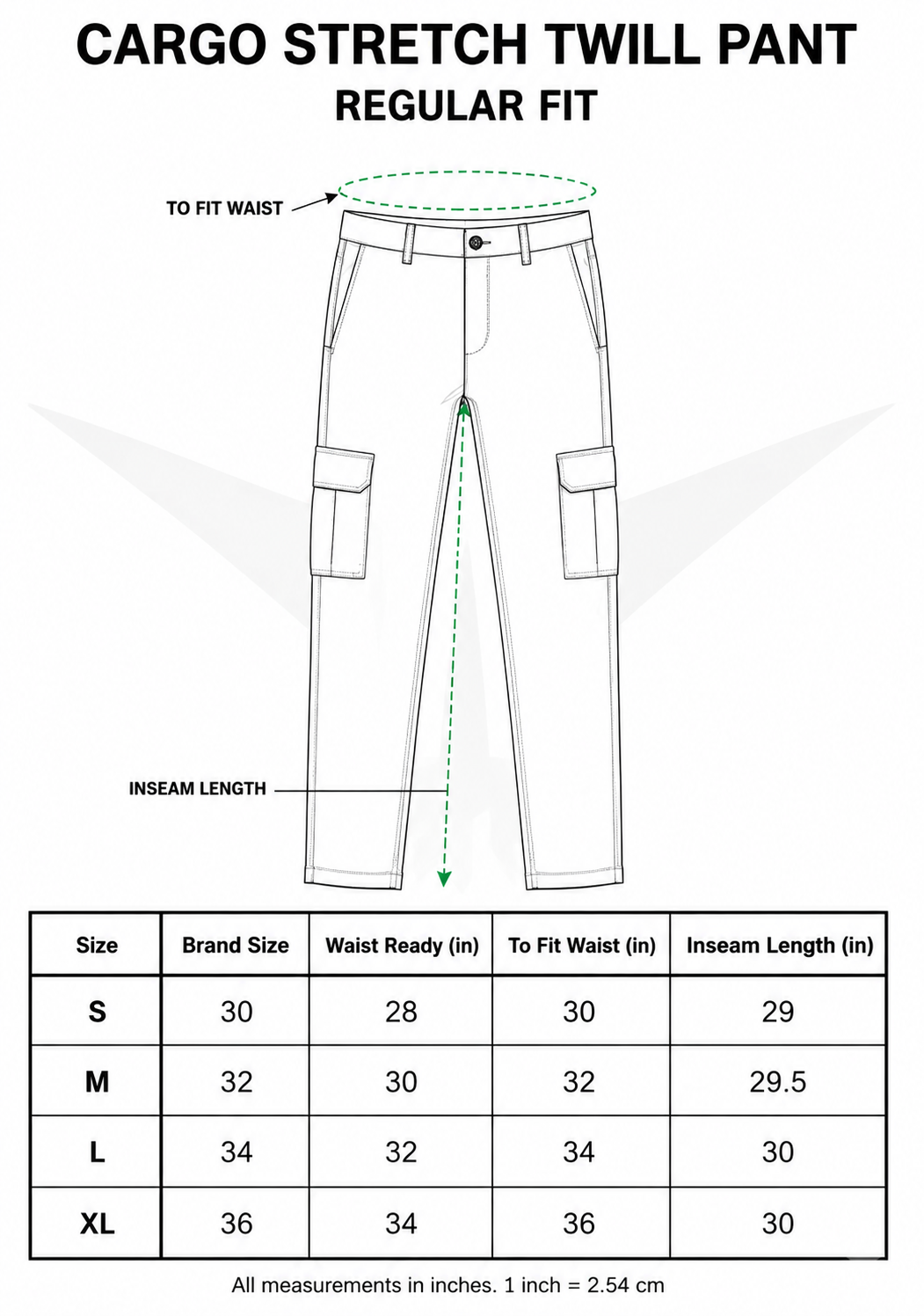 LEON Men's Stretch Twill Cargo Pants Leon Clothing
