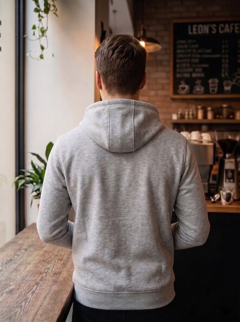 Color Block Cut & Sew Full Sleeve Pullover Hoodie LEON