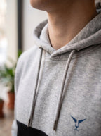 Color Block Cut & Sew Full Sleeve Pullover Hoodie LEON