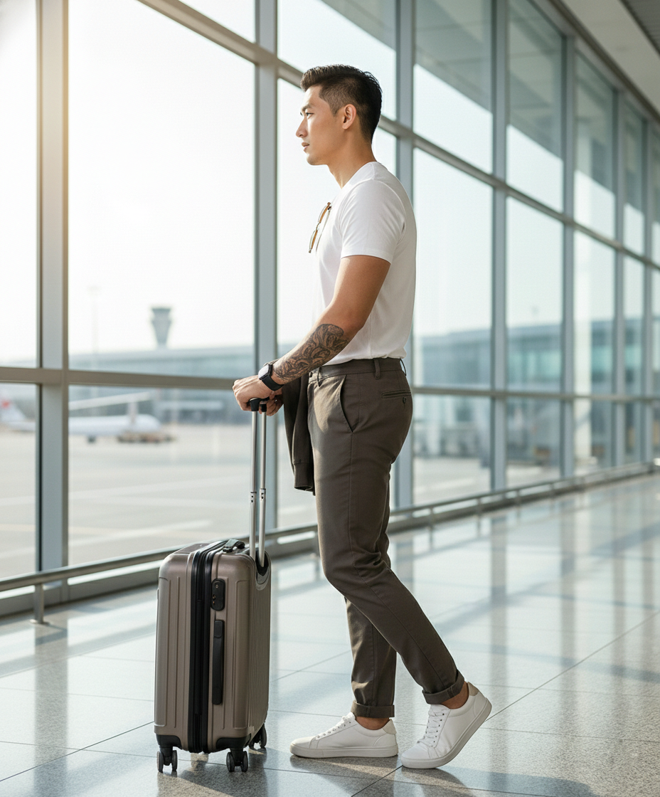 Slim Fit Derby Trousers