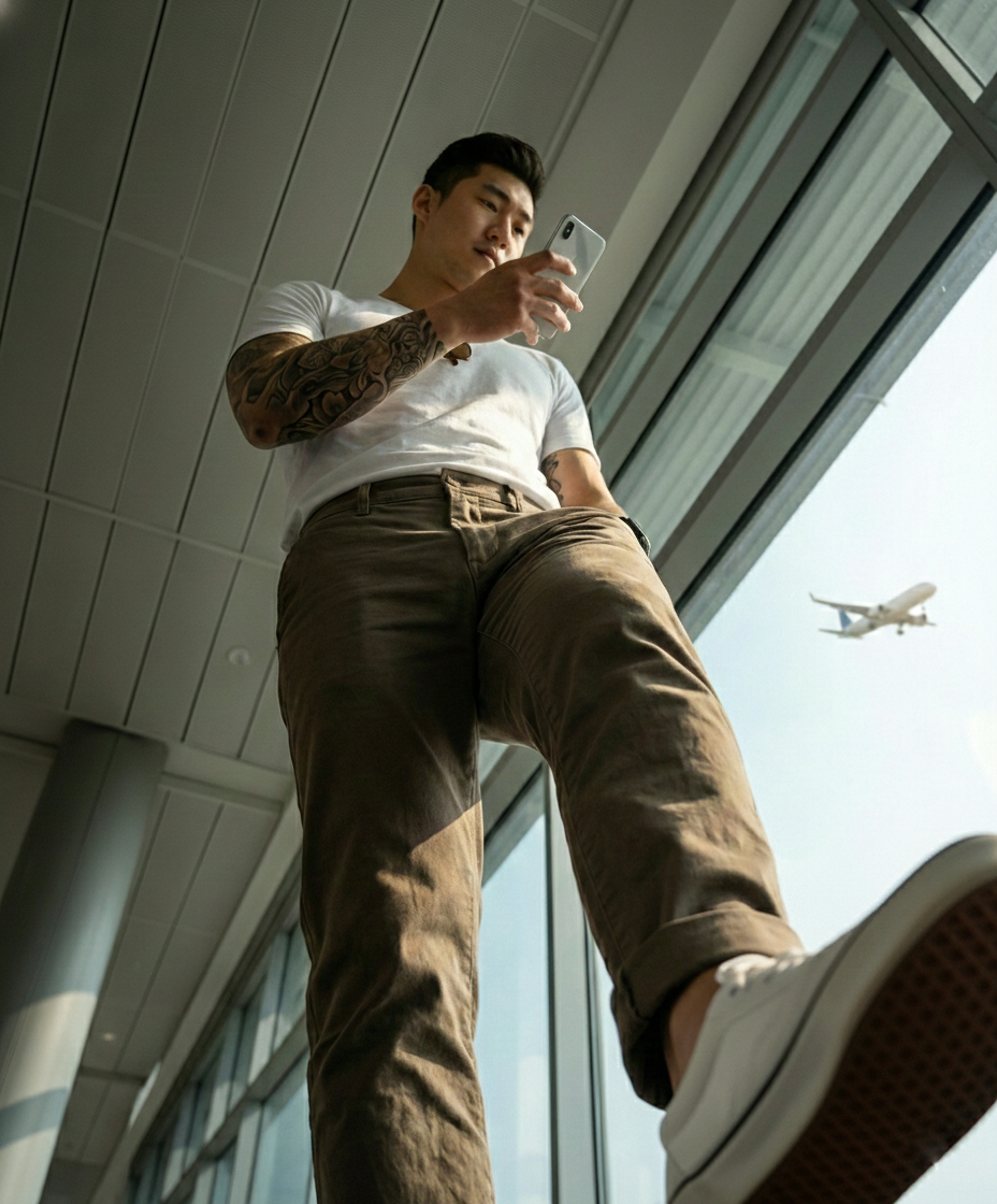 Slim Fit Derby Trousers