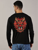 Dragon Printed Full Sleeve T-Shirt
