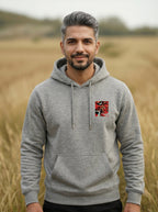 Dragon Printed Kangaroo Pocket Full Sleeve Pullover Hoodie LEON
