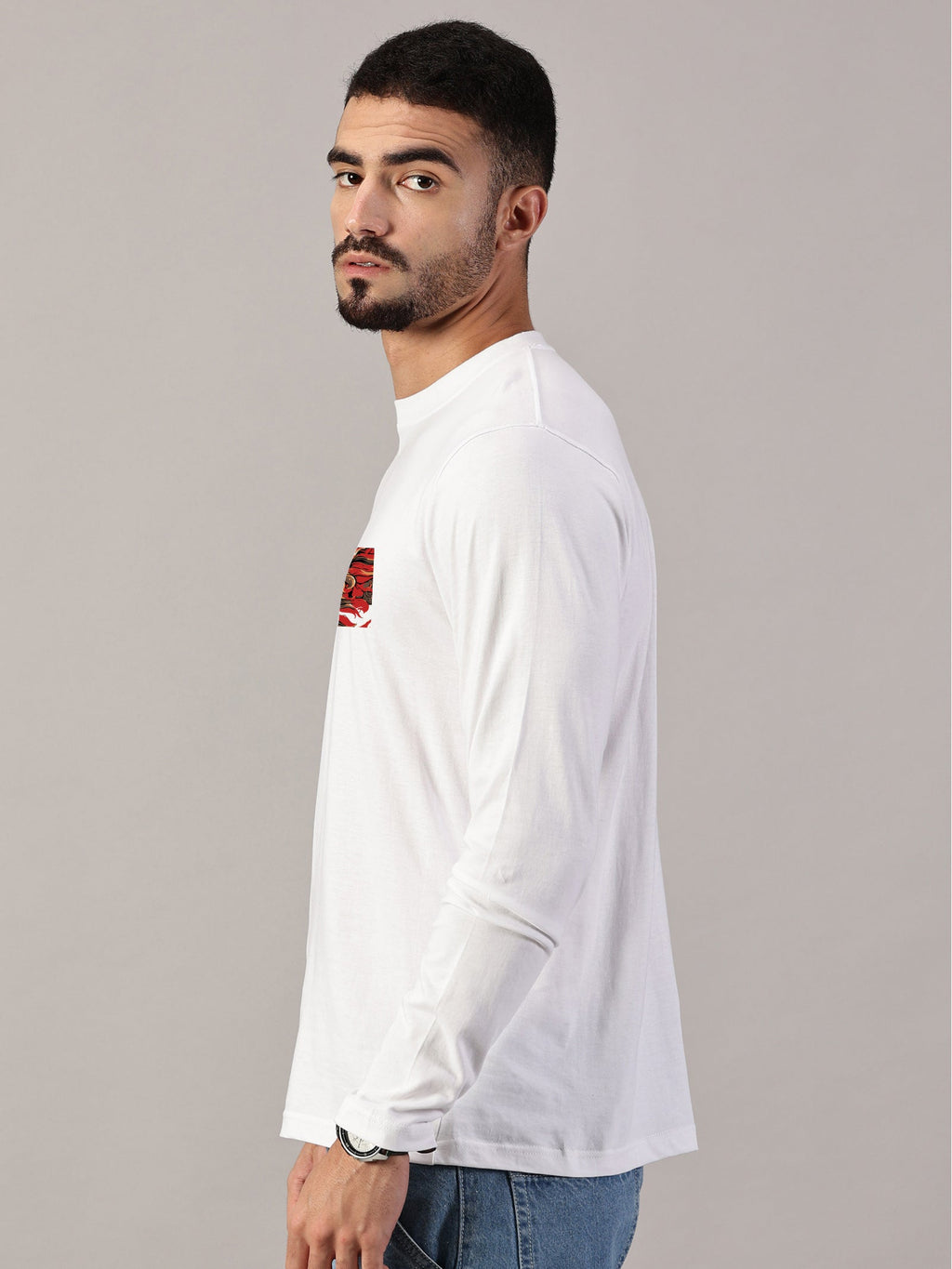 Dragon Printed Full Sleeve T-Shirt