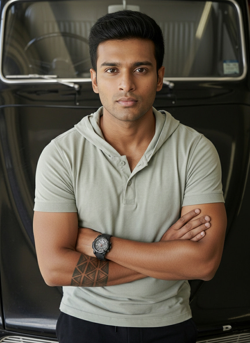 Half Sleeve T-Shirt Hoodie