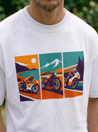 LEON Men’s  Vintage-Style Graphic Printed T-Shirt LEON