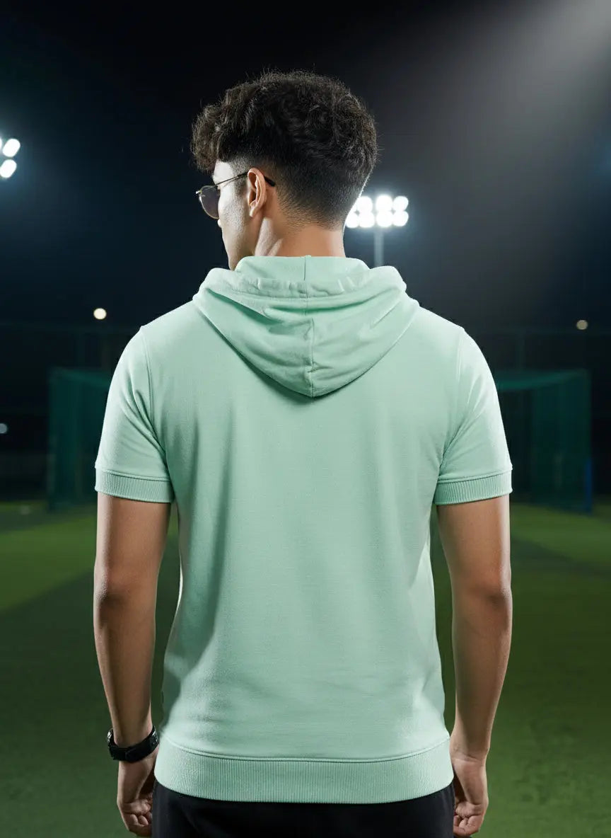 Half Sleeve T-Shirt Hoodie LEON