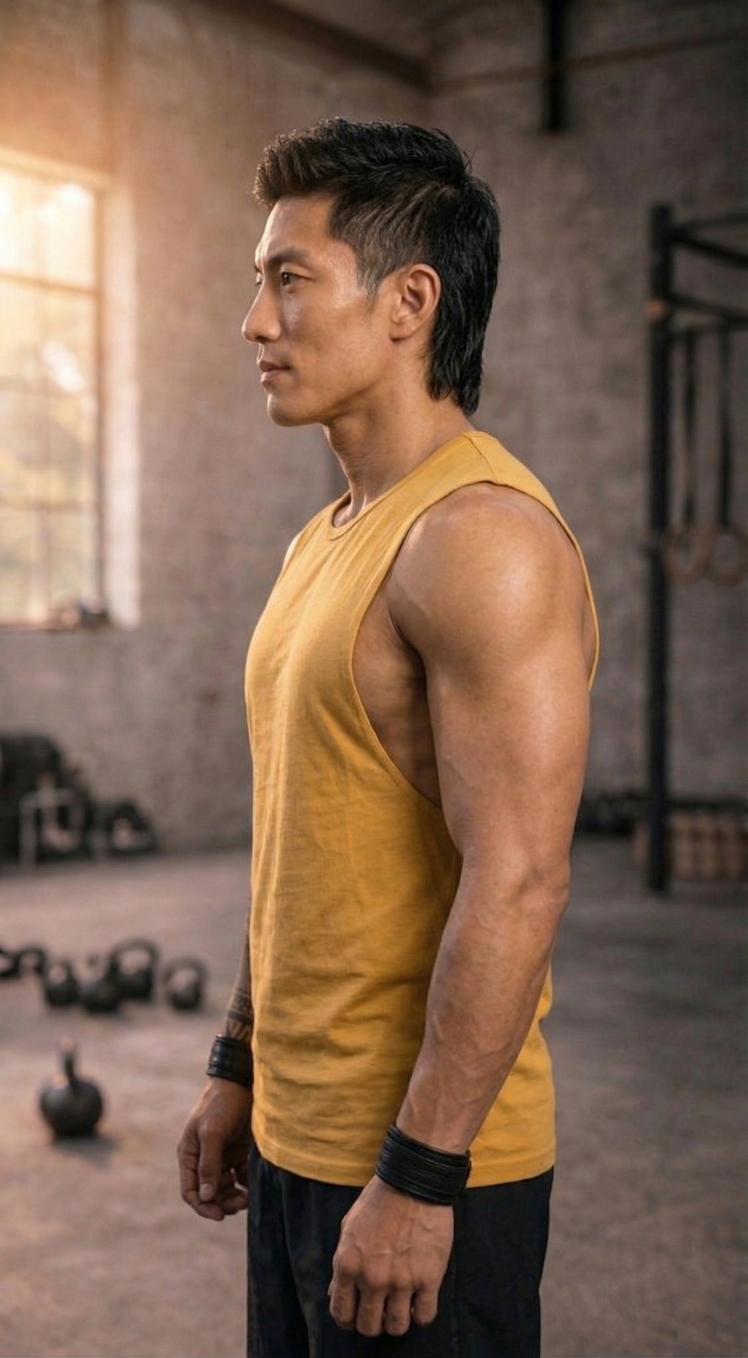 LEON Men's Sleeveless Workout Gym Vest LEON