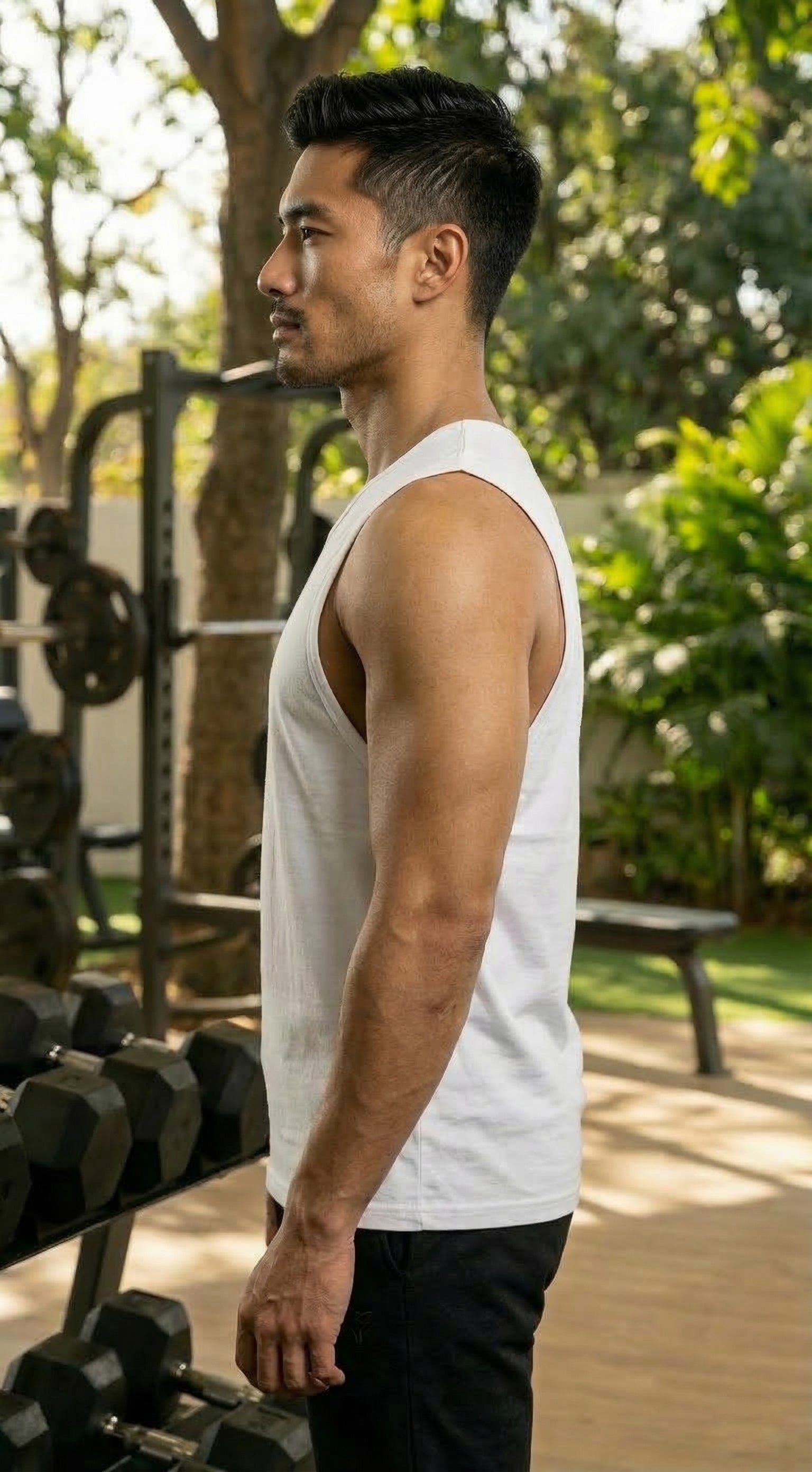 LEON Men's Sleeveless Workout Gym Vest LEON