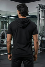 Half Sleeve T-Shirt Hoodie LEON